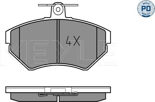 VEMA 836950 - Тормозные колодки, дисковые, комплект autosila-amz.com