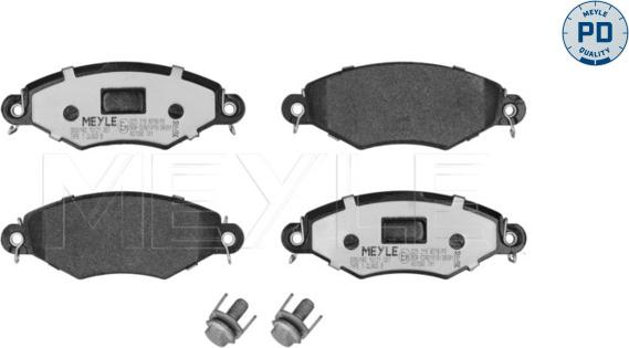 Meyle 025 219 8018/PD - Тормозные колодки, дисковые, комплект autosila-amz.com