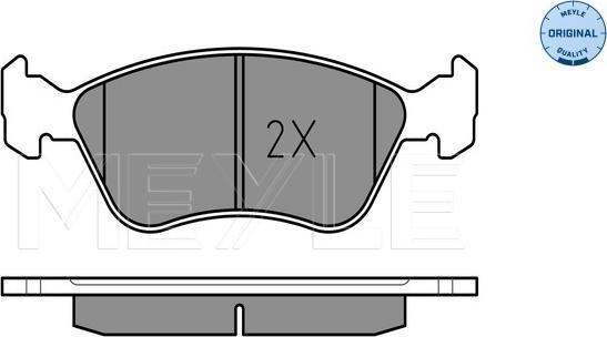 Meyle 025 219 7617/W - колодки дисковые \TOYOTA AVENSIS 1.6 00>03, AVENSIS 1.6 97>00, AVENSIS 1.6 VVT-i 00>03, AVENSIS 1.8 autosila-amz.com