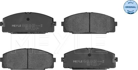 Meyle 025 214 6815 - Тормозные колодки, дисковые, комплект autosila-amz.com