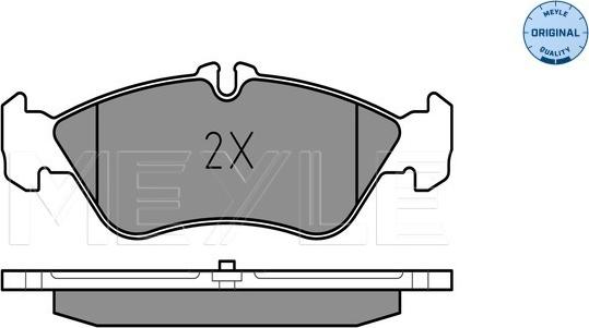 Meyle 025 215 9218 - колодки дисковые задние!\ MB Sprinter 308D/310D 95>, VW LT 2.3i-2.5TDi 96-98 autosila-amz.com