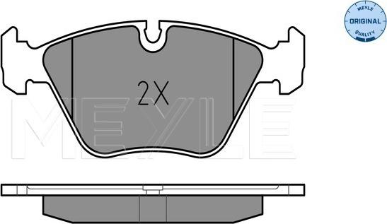 Meyle 025 216 7720 - колодки дисковые передние!\ BMW E39 2.0i-3.5i/2.5TDi/3.0D 95> autosila-amz.com