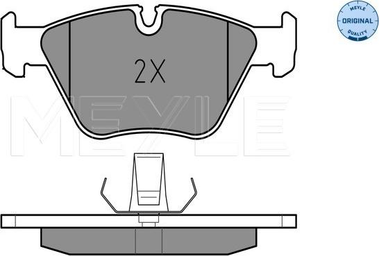 Meyle 025 216 7720 - колодки дисковые передние!\ BMW E39 2.0i-3.5i/2.5TDi/3.0D 95> autosila-amz.com