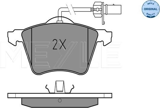 Meyle 025 210 3419/W - Тормозные колодки, дисковые, комплект autosila-amz.com