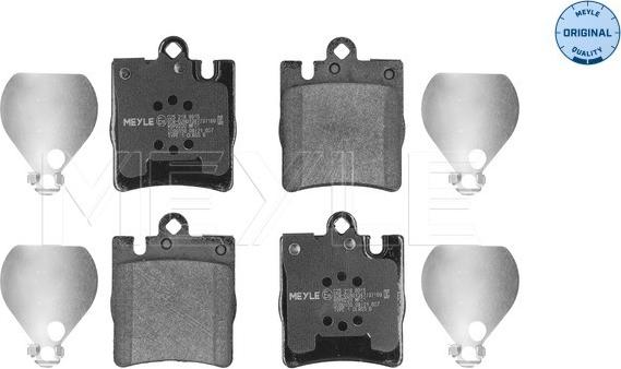 Meyle 025 218 9915 - Тормозные колодки, дисковые, комплект autosila-amz.com