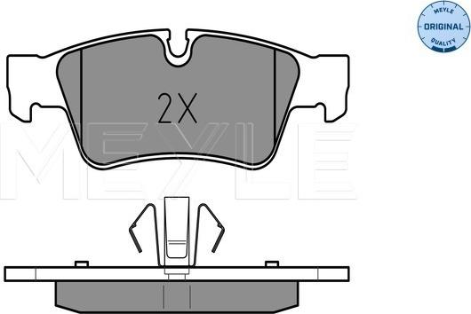 Meyle 025 239 2318 - Тормозные колодки, дисковые, комплект autosila-amz.com