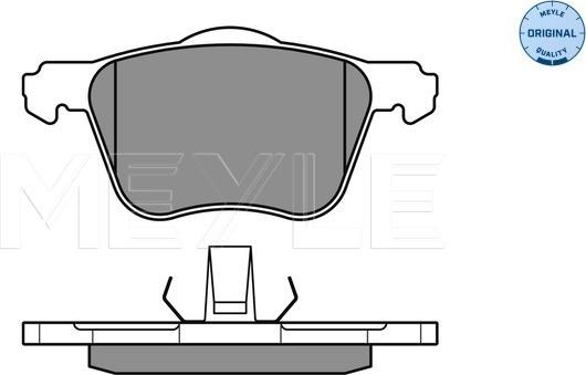 Meyle 025 235 9018 - Тормозные колодки, дисковые, комплект autosila-amz.com