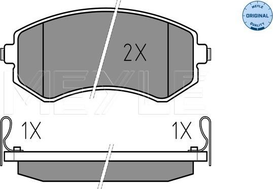 Meyle 025 235 0216/W - Тормозные колодки, дисковые, комплект autosila-amz.com