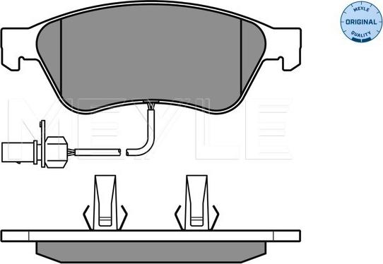 Meyle 025 238 9620/W - Тормозные колодки, дисковые, комплект autosila-amz.com