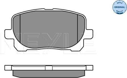 Meyle 025 238 3617 - колодки дисковые перед.!\ Toyota Avensis Verso 2.0VVT-i/2.0D4-D 01> autosila-amz.com