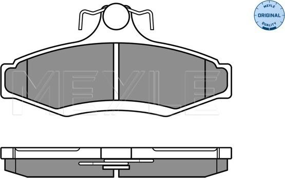 Meyle 025 232 3714 - колодки дисковые \CHEVROLET, DAEWOO KONDOR 2.0 01>02, KONDOR 2.0 16V 00>04, KONDOR 2.0 16V 97>02, KO autosila-amz.com