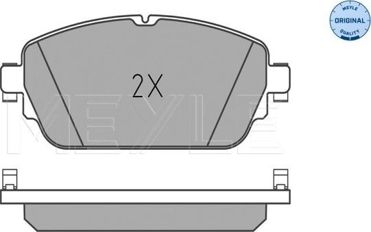 Meyle 025 220 3219 - Тормозные колодки, дисковые, комплект autosila-amz.com