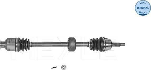 Meyle 16-14 498 0118 - Приводной вал autosila-amz.com