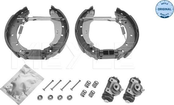 Meyle 16-14 533 0038 - Комплект тормозных колодок, барабанные autosila-amz.com