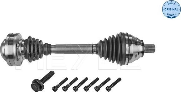 Meyle 100 498 0612 - Приводной вал autosila-amz.com