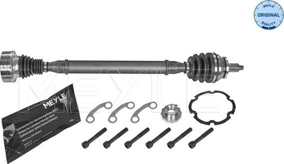 Meyle 100 498 0723 - Приводной вал autosila-amz.com