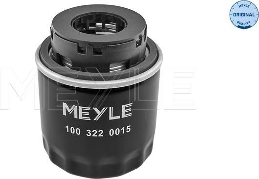 Meyle 100 322 0015 - Фильтр масл.AUDI A3 (8P1, 8PA) (05/03-08/12), SEAT IBIZA V (6J1, 6J5, autosila-amz.com