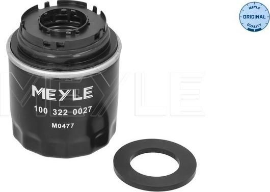Meyle 100 322 0027 - Масляный фильтр autosila-amz.com