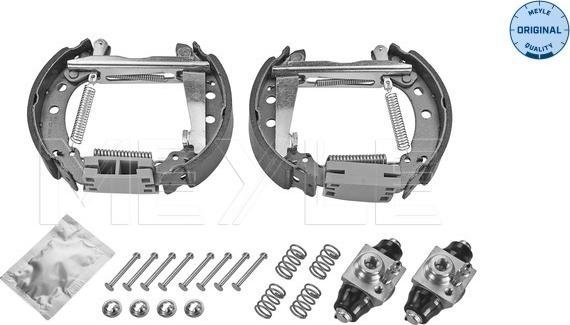 Meyle 114 533 0019 - Комплект тормозных колодок, барабанные autosila-amz.com