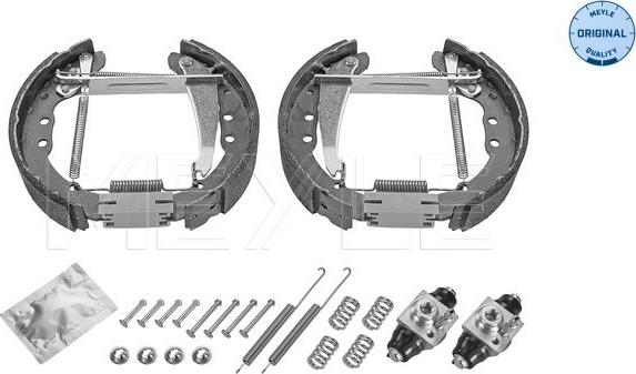 Meyle 114 533 0011 - Комплект тормозных колодок, барабанные autosila-amz.com