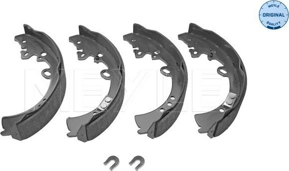 Meyle 30-14 533 0006 - Комплект тормозных колодок, барабанные autosila-amz.com