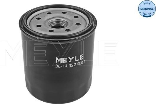 Meyle 30-14 322 0004 - фильтр масляный \CHRYSLER, FORD, IVECO, LEXUS, MAZDA, MINI, TOYOTA, VW 121 III 1.3 96>03, 4 RUNNER I autosila-amz.com