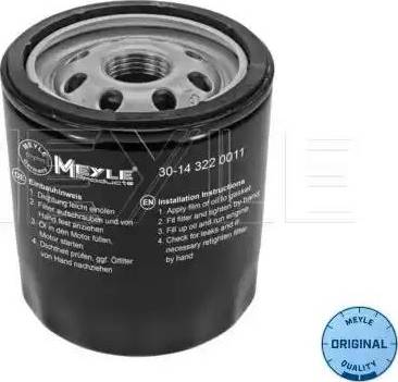 Meyle 30-14 322 0011 - Масляный фильтр autosila-amz.com