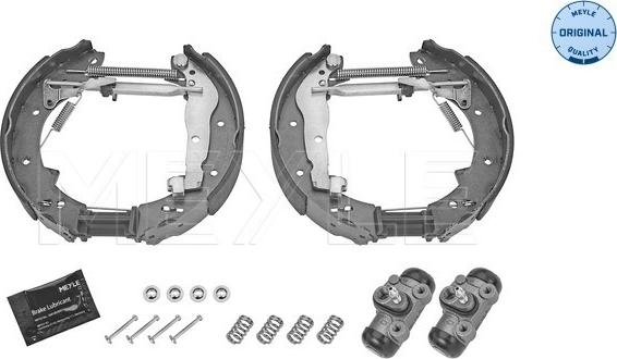 Meyle 33-14 533 0015 - Комплект тормозных колодок, барабанные autosila-amz.com