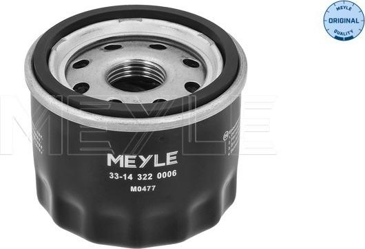 Meyle 33-14 322 0006 - Масляный фильтр autosila-amz.com