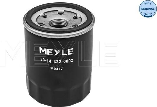 Meyle 33-14 322 0002 - Масляный фильтр autosila-amz.com