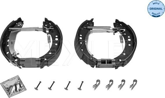 Meyle 32-14 533 0025/K - Комплект тормозных колодок, барабанные autosila-amz.com