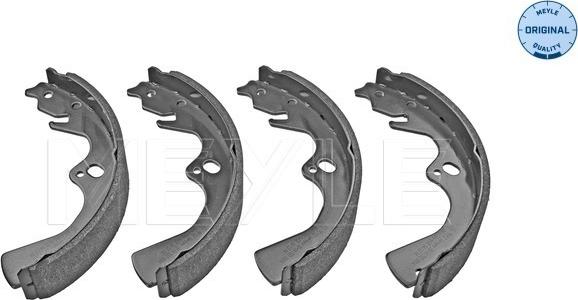 Meyle 28-14 533 0004 - Комплект тормозных колодок, барабанные autosila-amz.com