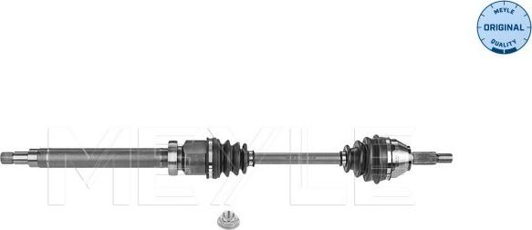 Meyle 714 498 0036 - Приводной вал autosila-amz.com