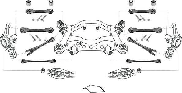 Meyle WG0983110 - Подвеска колеса autosila-amz.com