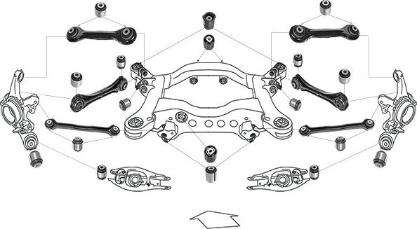 Meyle WG0543010 - Подвеска колеса autosila-amz.com