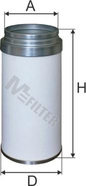 Mfilter A 1605 - Воздушный фильтр, двигатель autosila-amz.com