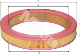 Mfilter A 120 - Воздушный фильтр, двигатель autosila-amz.com