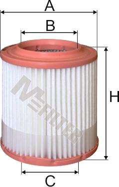 Mfilter A 8049/1 - Воздушный фильтр, двигатель autosila-amz.com