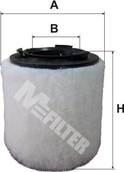Mfilter A 8047 - Воздушный фильтр, двигатель autosila-amz.com