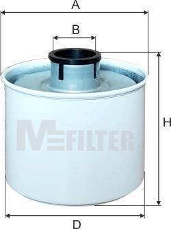 Mfilter A 8060 - Воздушный фильтр, двигатель autosila-amz.com