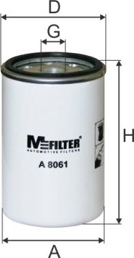 Mfilter A 8061 - Воздушный фильтр, двигатель autosila-amz.com