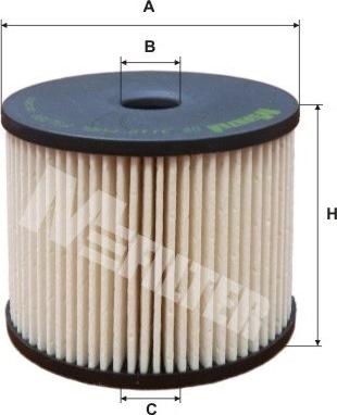 Mfilter DE 3119 - Топливный фильтр autosila-amz.com
