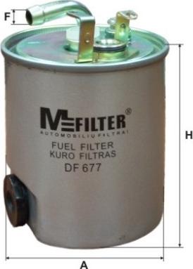 Mfilter DF 677 - Топливный фильтр autosila-amz.com