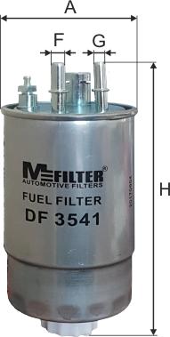 Mfilter DF 3541 - Топливный фильтр autosila-amz.com