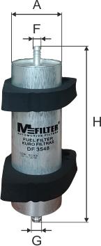 Mfilter DF 3548 - Топливный фильтр autosila-amz.com