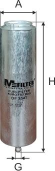 Mfilter DF 3547 - Топливный фильтр autosila-amz.com