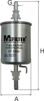 Mfilter DF 3566 - Топливный фильтр autosila-amz.com