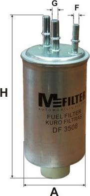 Mfilter DF 3508 - Топливный фильтр autosila-amz.com