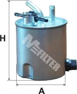 Mfilter DF 3512 - Топливный фильтр autosila-amz.com