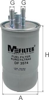Mfilter DF 3574 - Топливный фильтр autosila-amz.com